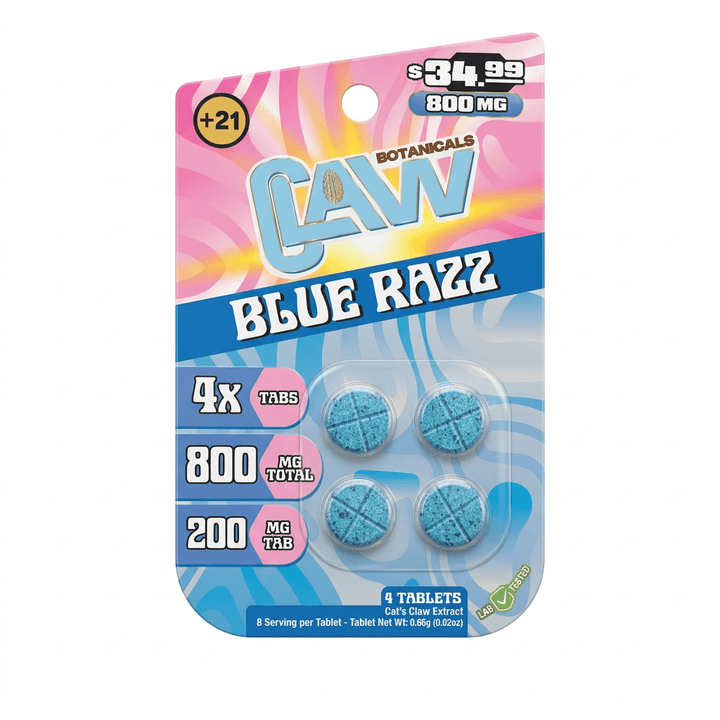 Claw Botanicals Cat's Claw Tablets (800mg - 4 Count) - 7OH.com