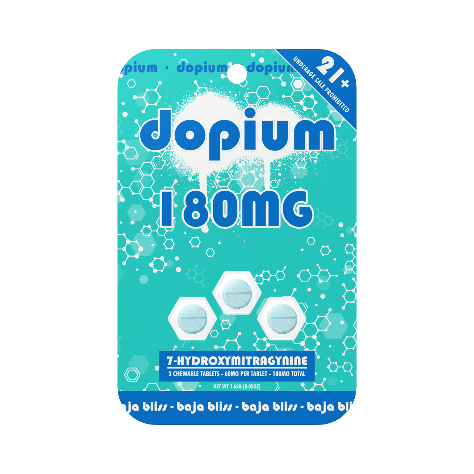 Dopium 7-OH Tablets (180mg - 3 Count)