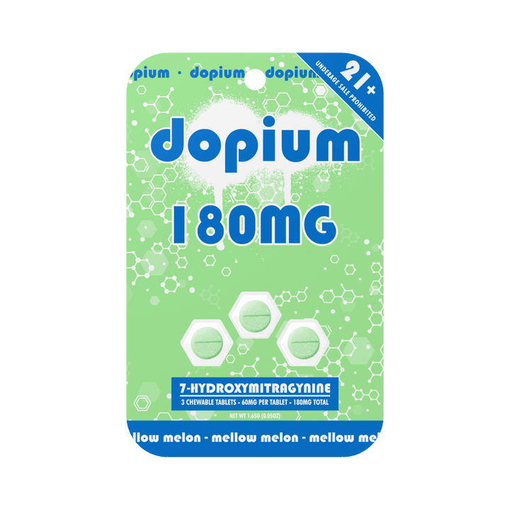 Dopium 7 - OH Tablets (180mg - 3 Count) | BOX OF 10 - 7OH.com