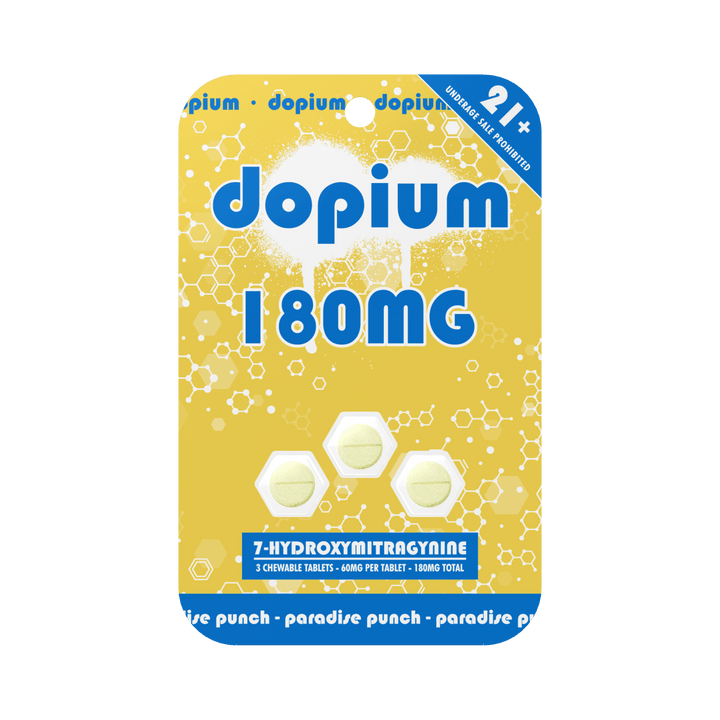 Dopium 7 - OH Tablets (180mg - 3 Count) | BOX OF 10 - 7OH.com