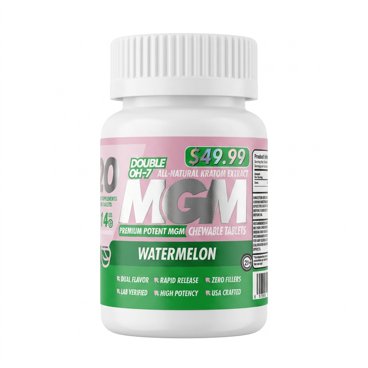 Double OH-7 MGM Tablets (500mg - 10 Count) - 7OH.com