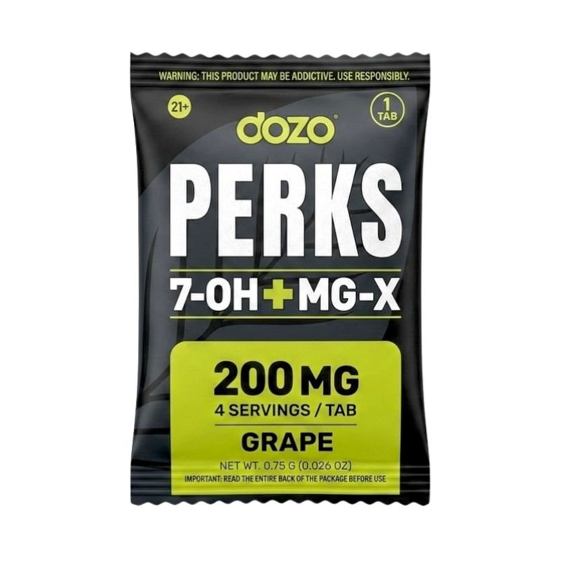 Dozo Perks 7-OH + MG-X Tablets (200mg - 1 Count) - 7OH.com