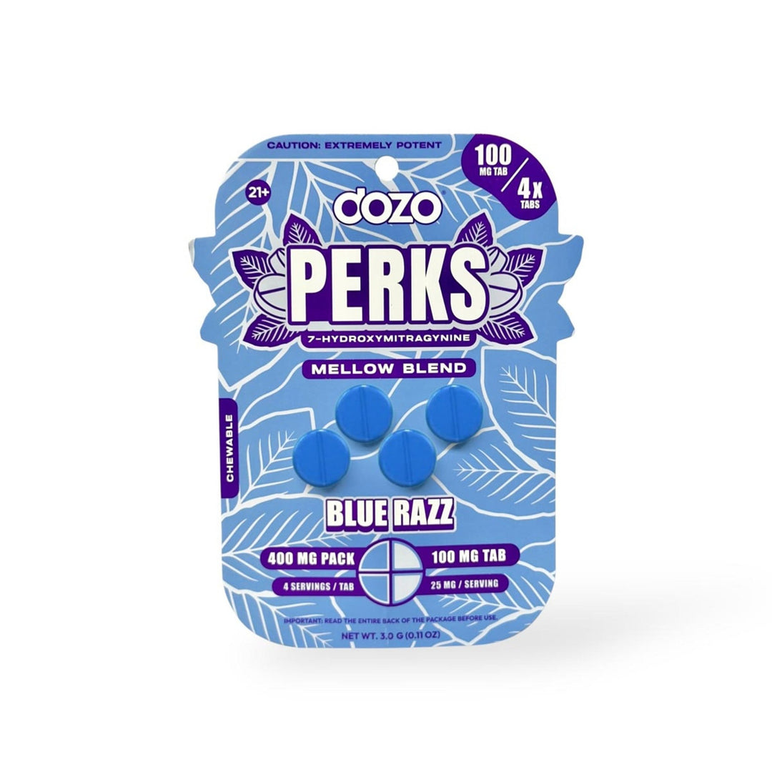 Dozo Perks Extreme Potency 7-OH Tablets (400mg - 4 Count)