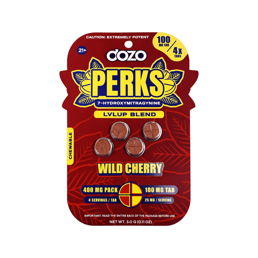 Dozo Perks Extreme Potency 7 - OH Tablets (400mg - 4 Count) - 7OH.com