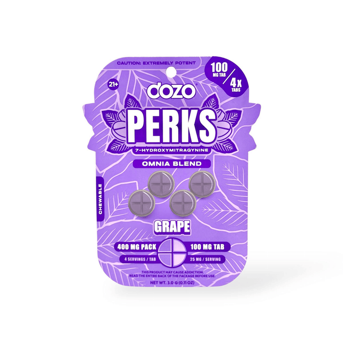 Dozo Perks Extreme Potency 7 - OH Tablets (400mg - 4 Count) - 7OH.com