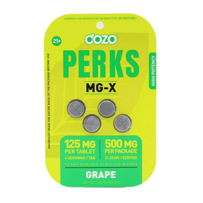 Dozo Perks MG-X Tablets (500mg - 4 Count) - 7OH.com