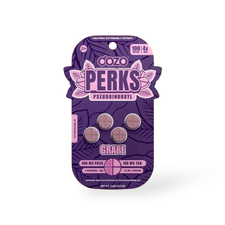 Dozo Perks Pseudo Tablets (400mg - 4 Count) | BOX OF 5 - 7OH.com