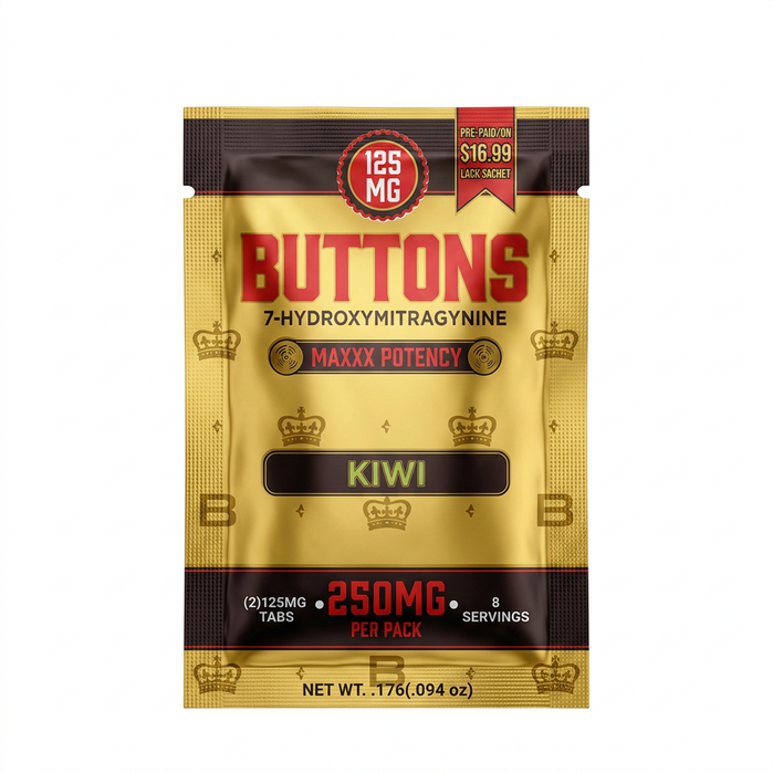 Buttons Maxxx Potency 7-OH Tablets (250mg - 2 Count