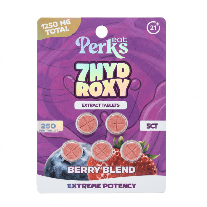 Eat Perks 7-OH Tablets (1250mg - 5 Count) - 7OH.com