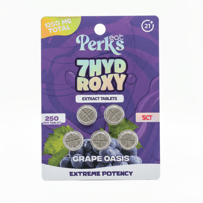 Eat Perks 7-OH Tablets (1250mg - 5 Count) - 7OH.com
