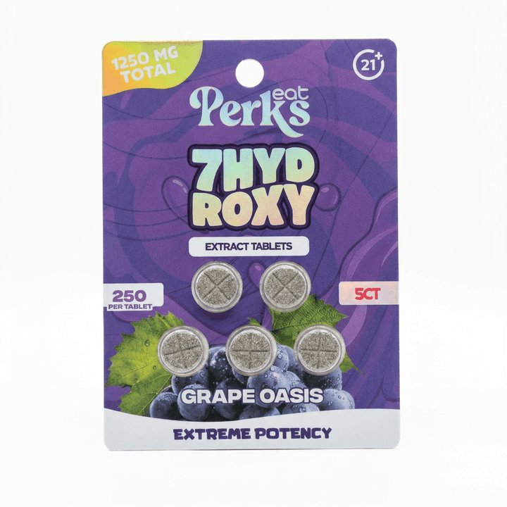 Eat Perks 7-OH Tablets (1250mg - 5 Count) - 7OH.com