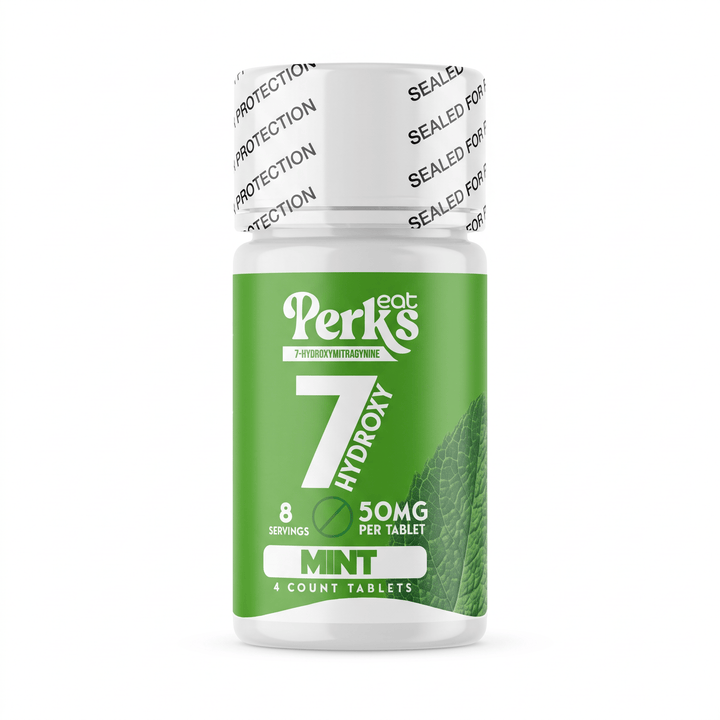 Eat Perks 7-OH Tablets (200mg - 4 Count) - 7OH.com