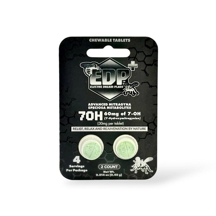 EDP Gold 7-OH + Pseudo Chewable Tablets (60mg - 2 Count) - 7OH.com