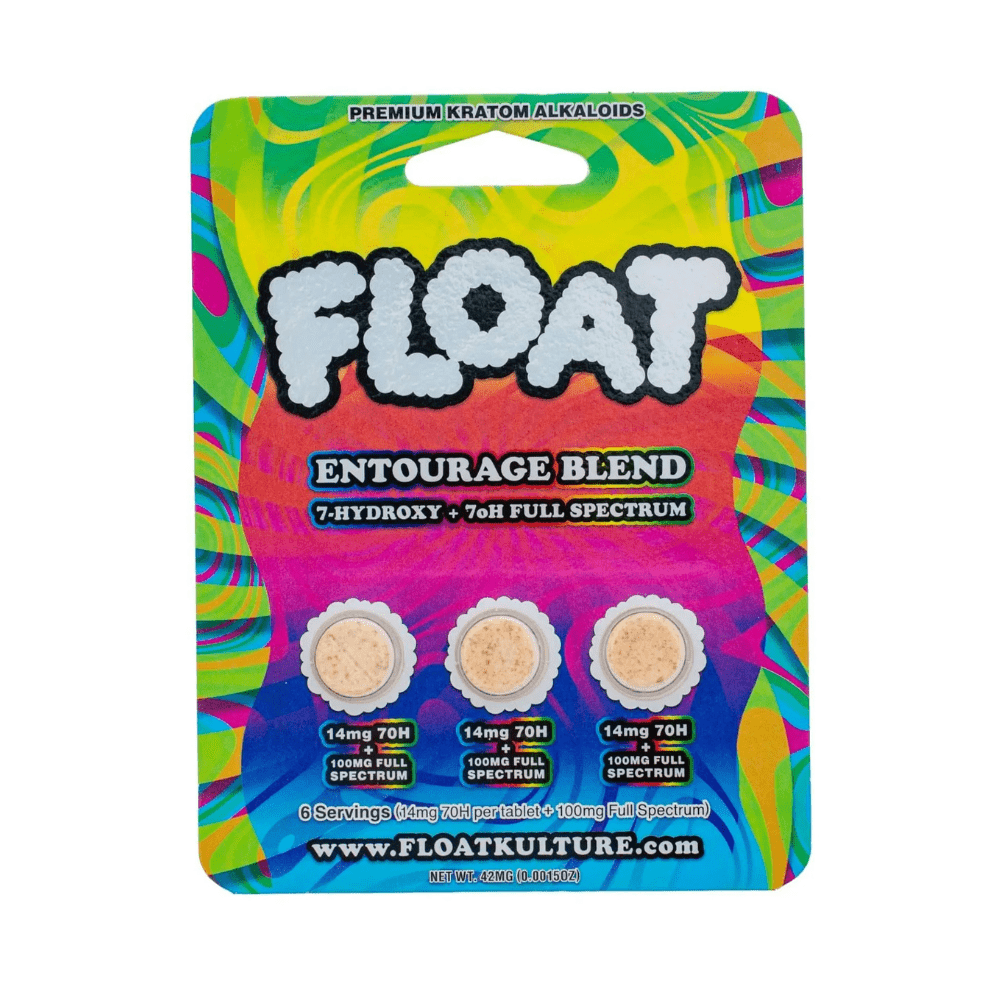 Float Entourage Blend 7 - Hydroxy + 7OH Full Spectrum Tablets (42mg - 3 Count) - 7OH.com