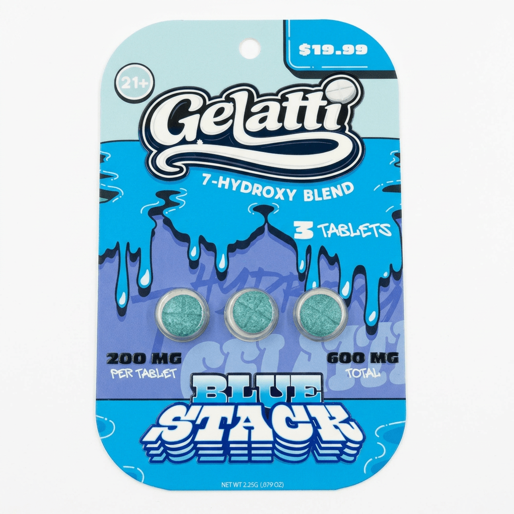 Gelatti 7 - OH + MIT + MGM - 15 Tablets (600mg - 3 Count) - 7OH.com