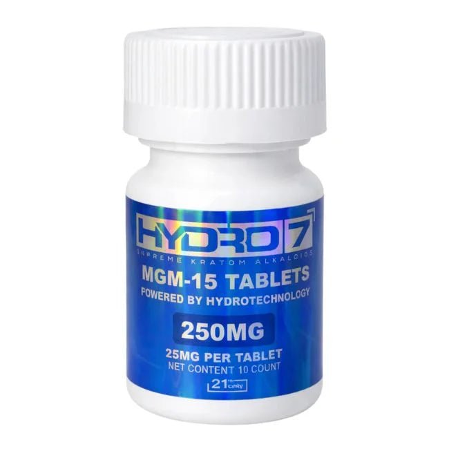 Hydro7 MGM - 15 Tablets (250mg - 10 Count) - 7OH.com