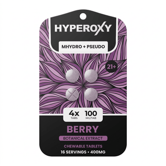 Hyperoxy MGM - 15 + Pseudo Tablets (400mg - 4 Count) - 7OH.com