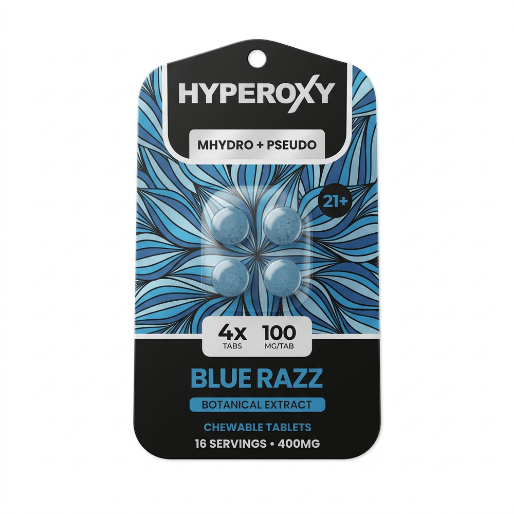 Hyperoxy MGM - 15 + Pseudo Tablets (400mg - 4 Count) - 7OH.com