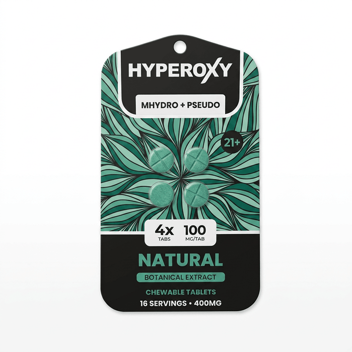 Hyperoxy MGM-15 + Pseudo Tablets (400mg - 4 Count) - 7OH.com