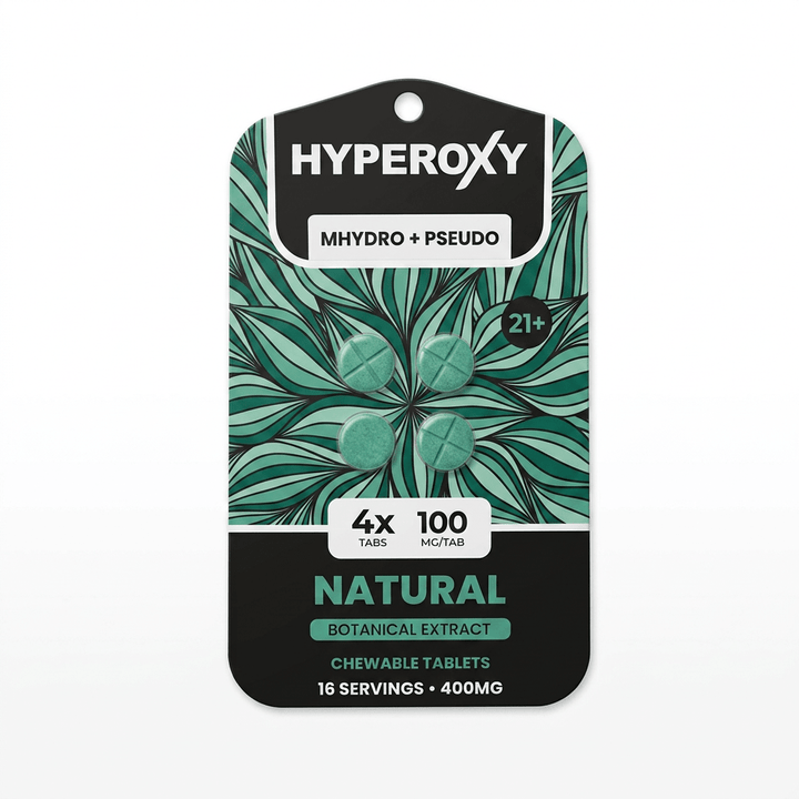 Hyperoxy MGM-15 + Pseudo Tablets (400mg - 4 Count) - 7OH.com