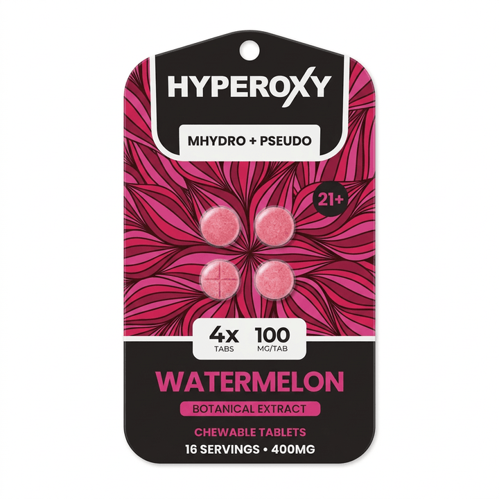 Hyperoxy MGM-15 + Pseudo Tablets (400mg - 4 Count) - 7OH.com