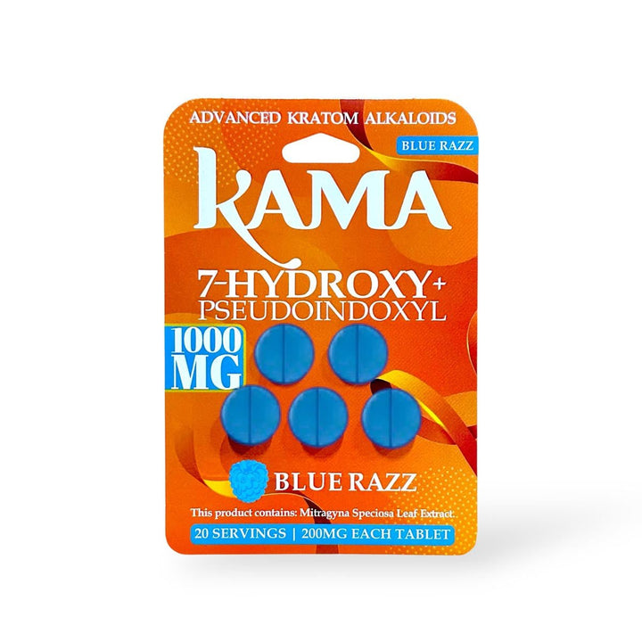 Kama 7-OH + Pseudo Tablets (1000mg - 5 Count) - 7OH.com