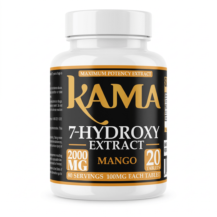 Kama 7-OH Tablets (2000mg - 20 Count) - 7OH.com