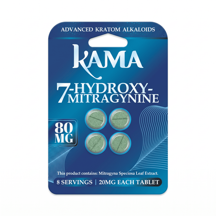 Kama 7-OH Tablets (80mg - 4 Count) - 7OH.com