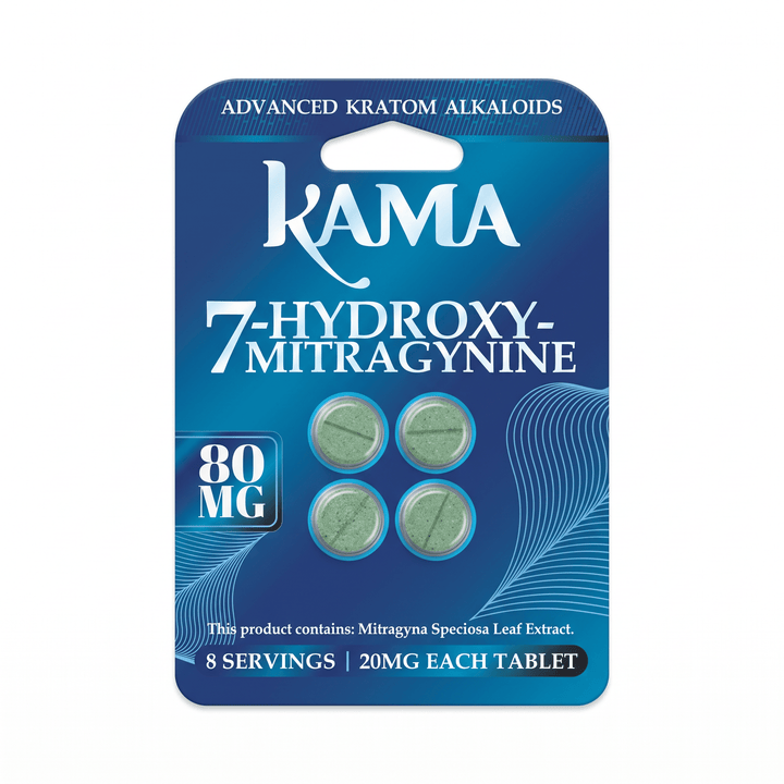 Kama 7-OH Tablets (80mg - 4 Count) - 7OH.com