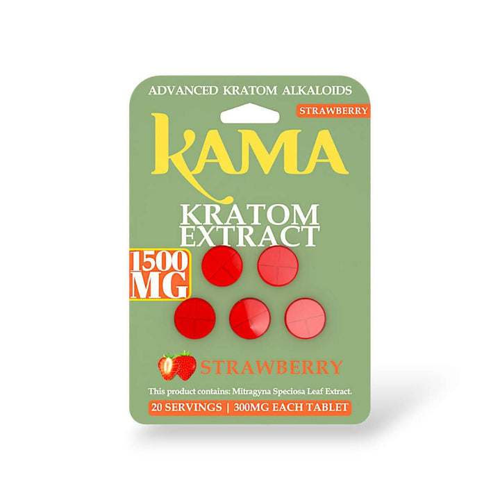 Kama Kratom Extract Tablets (1500mg - 5 Count) - 7OH.com