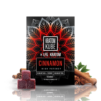 Kratom Kube 7 - Hydroxy Gummies (500mg - 10 Count) - 7OH.com