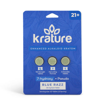 Krature 7-OH + Pseudo 10X Strength Tablets (90mg - 3 Count) - 7OH.com