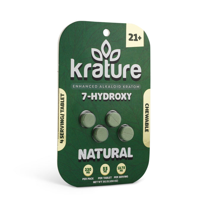 Krature Extra Strength 7-OH Tablets (220mg - 4 Count) - 7OH.com