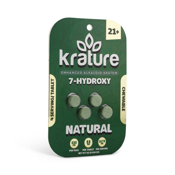 Krature Extra Strength 7-OH Tablets (220mg - 4 Count) - 7OH.com