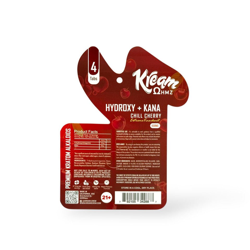Kream 7 - OH + Kana Tablets (600mg - 4 Count) - 7OH.com