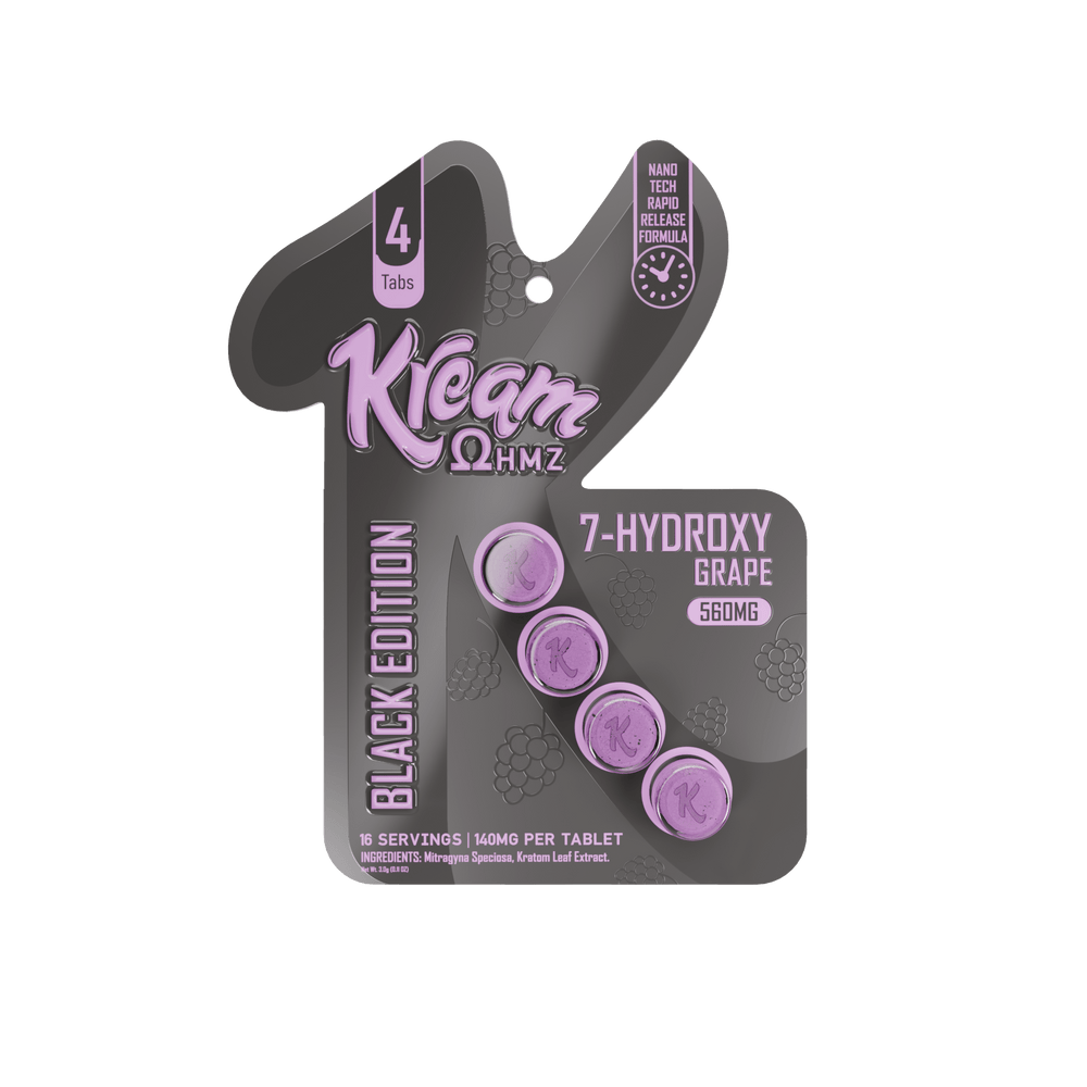 Kream Black Edition 7 - OH Tablets (560mg - 4 Count) - 7OH.com