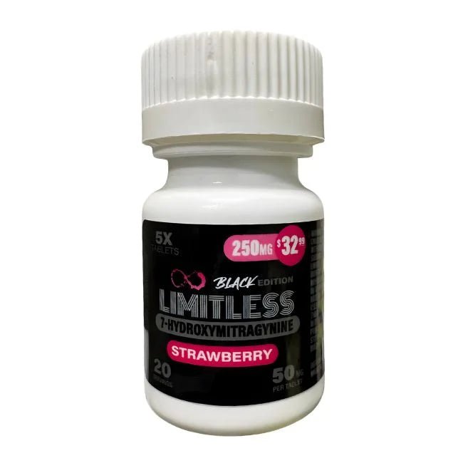 Limitless Black Edition 7 - OH Tablets (250mg - 5 Count) - 7OH.com