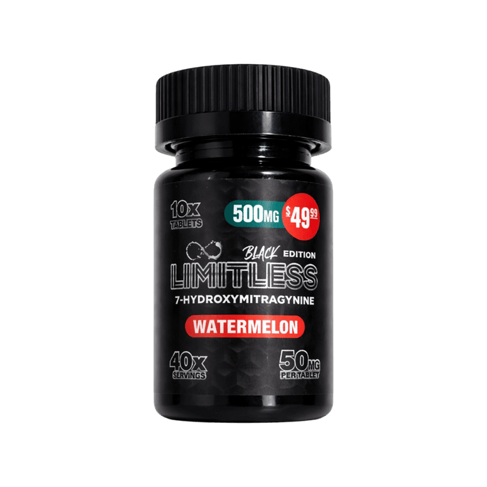 Limitless Black Edition 7 - OH Tablets (500mg - 10 Count) - 7OH.com