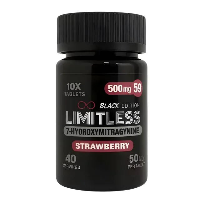 Limitless Black Edition 7 - OH Tablets (500mg - 10 Count) - 7OH.com