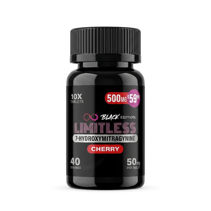 Limitless Black Edition 7 - OH Tablets (500mg - 10 Count) - 7OH.com