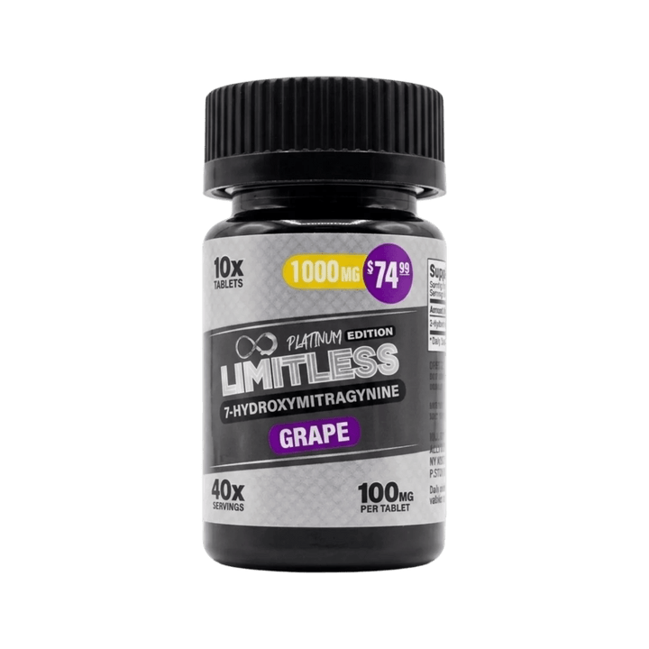 Limitless Platinum Edition 7 - OH Tablets (1000mg - 10 Count) - 7OH.com