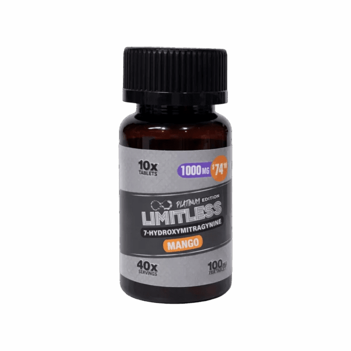 Limitless Platinum Edition 7 - OH Tablets (1000mg - 10 Count) - 7OH.com