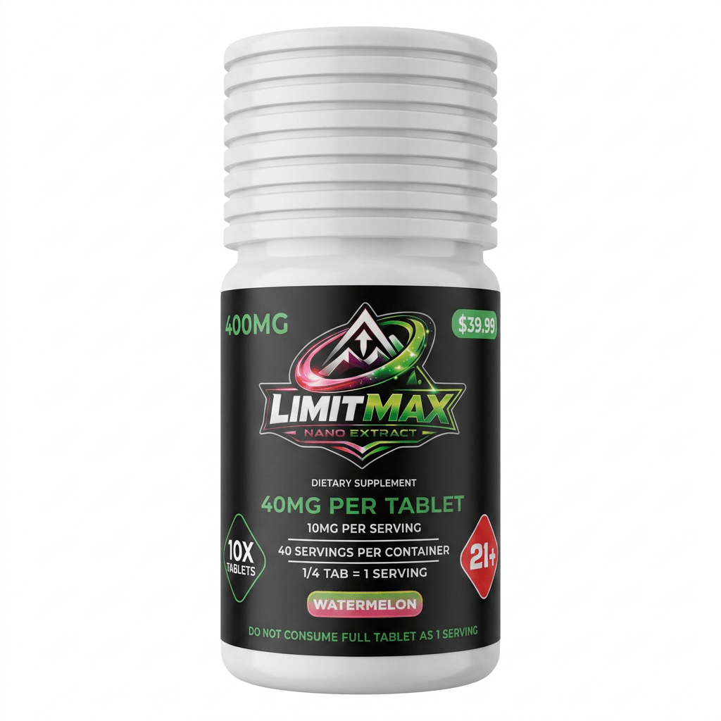LimitMax Nano Extract Tablets (400mg - 10 Count) - 7OH.com