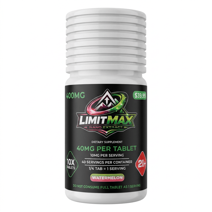 LimitMax Nano Extract Tablets (400mg - 10 Count) - 7OH.com