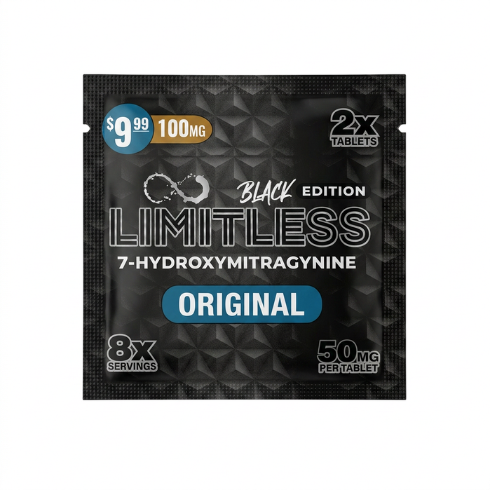 Limitless Black Edition 7-OH Tablets (100mg - 2 Count)