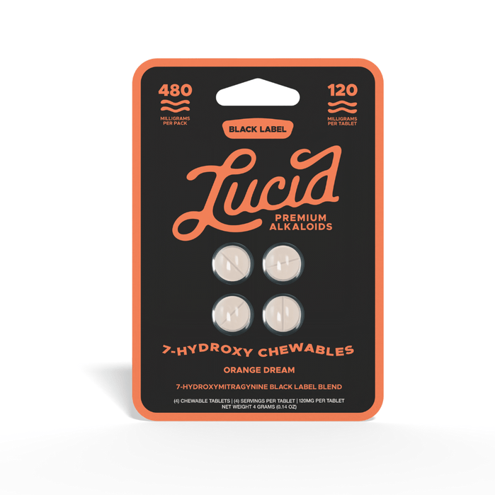 Lucid Black Label 7 - OH Tablets (480mg - 4 Count) - 7OH.com