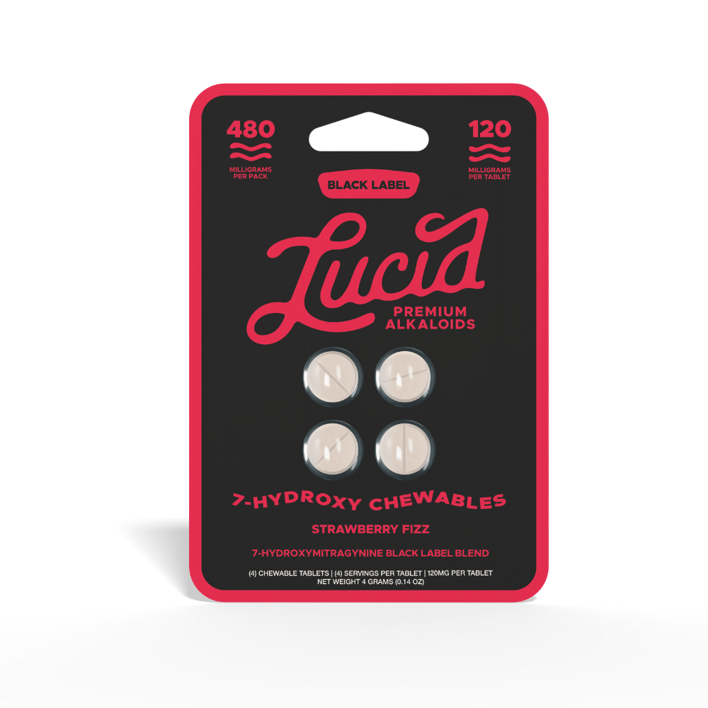 Lucid Black Label 7 - OH Tablets (480mg - 4 Count) - 7OH.com