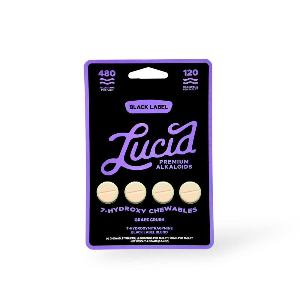 Lucid Black Label 7 - OH Tablets (480mg - 4 Count) - 7OH.com