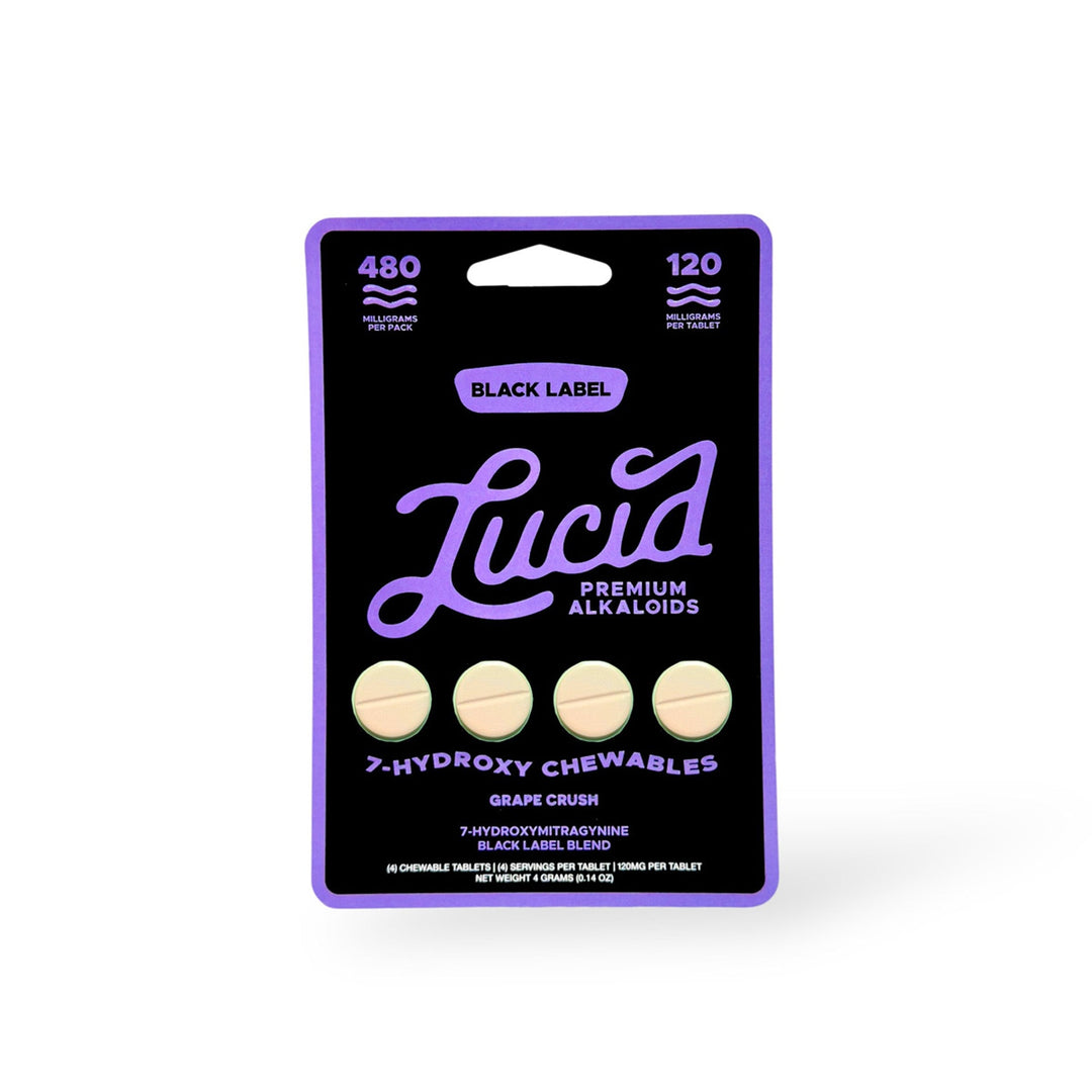 Lucid Black Label 7 - OH Tablets (480mg - 4 Count) - 7OH.com