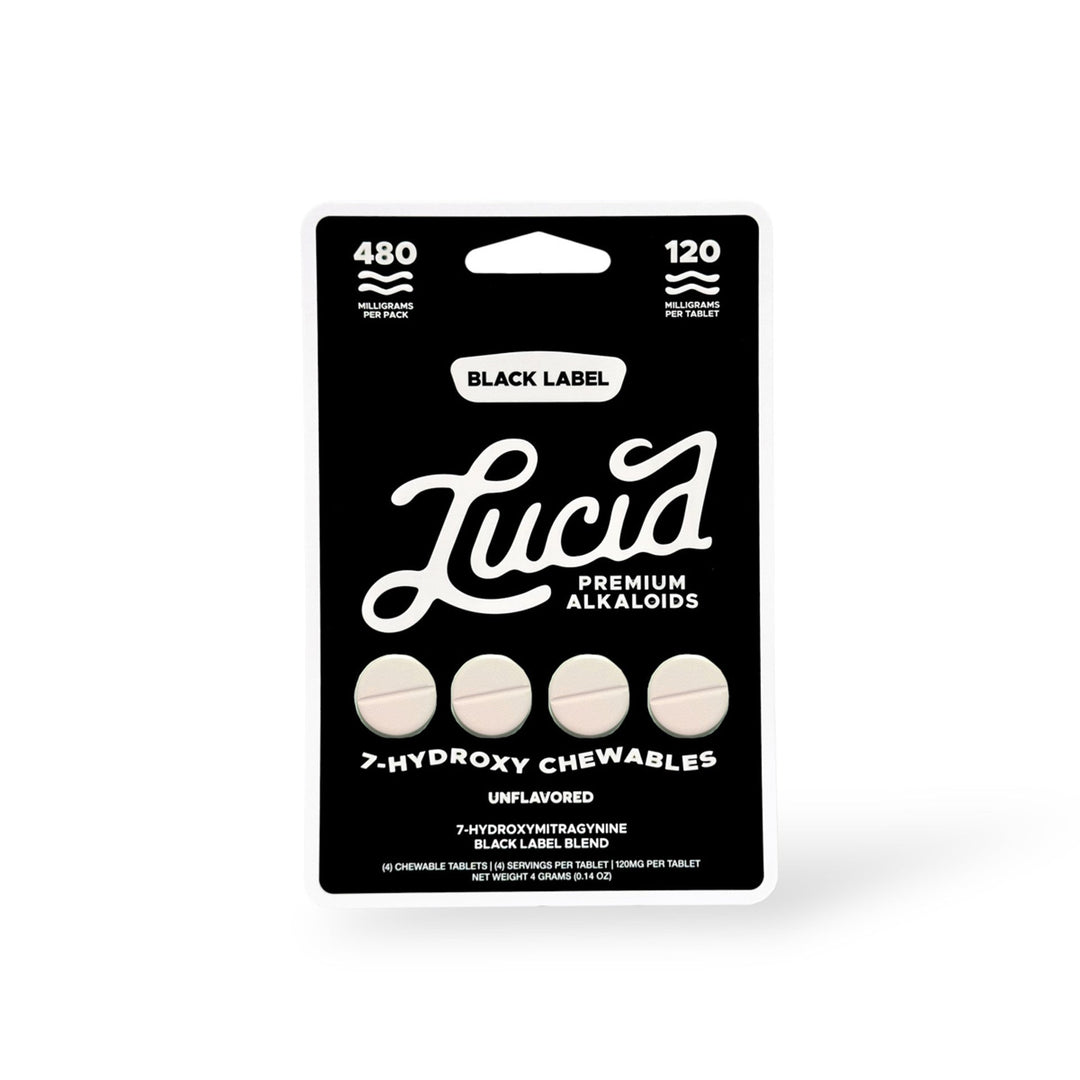 Lucid Black Label 7 - OH Tablets (480mg - 4 Count) - 7OH.com
